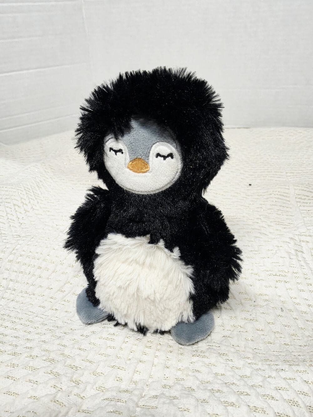 Slumberkins LIMITED EDITION Black & White Penguin Mini Plush Stuffed Retired